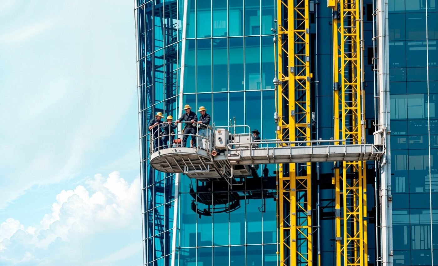 تشغيل وصيانة المرافق والأبراج